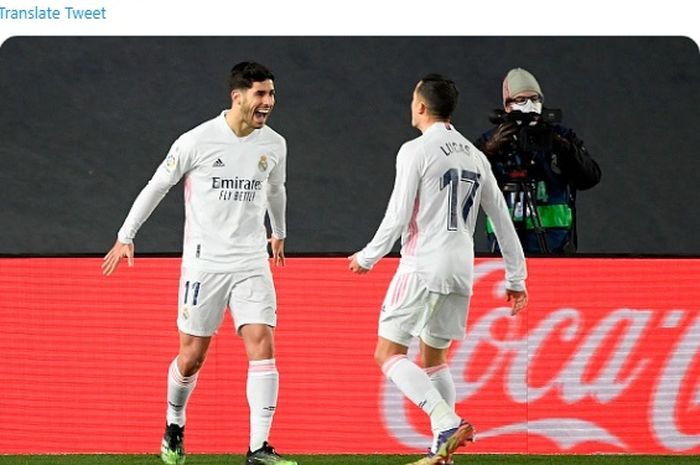  Duet gemilang pemain Real Madrid, Lucas Vazquez dan Marco Asensio, membawa Los Blancos menang dan membuktikan diri bahwa mereka terlalu tangguh untuk Celta Vigo.