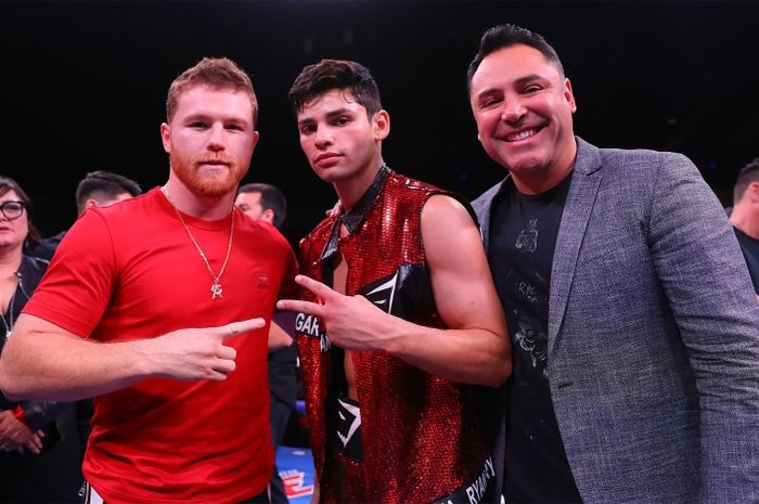Canelo Alvarez, Ryan Garcia, dan Oscar De La Hoya.