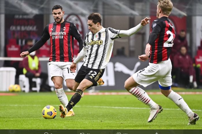 AC Milan untuk pertama kalinya takluk di Liga Italia 2020-2021 setelah dikalahkan Juventus 1-3 di San Siro dalam lanjutan laga pekan ke-16 Liga Italia.