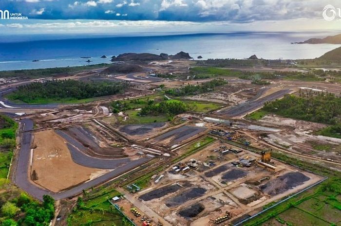 Sirkuit Mandalika di Lombok Tengah, Nusa Tenggara Barat (NTB) yang klaimnya bakal digunakan untuk MotoGP 2021.