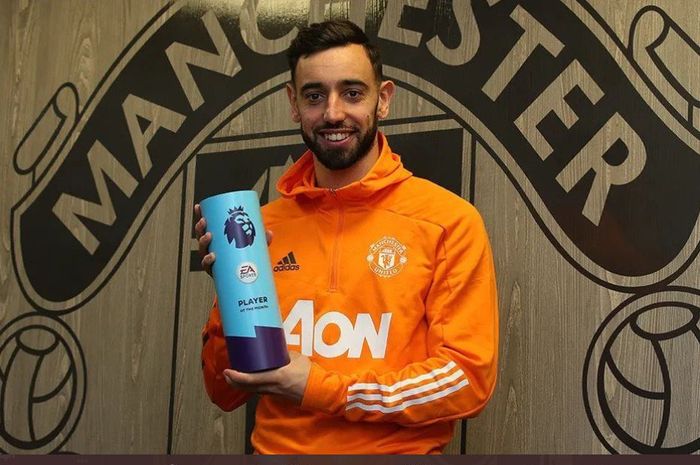 Bintang Manchester United, Bruno Fernandes, telah resmi sejajar dengan Cristiano Ronaldo di Liga Inggris.