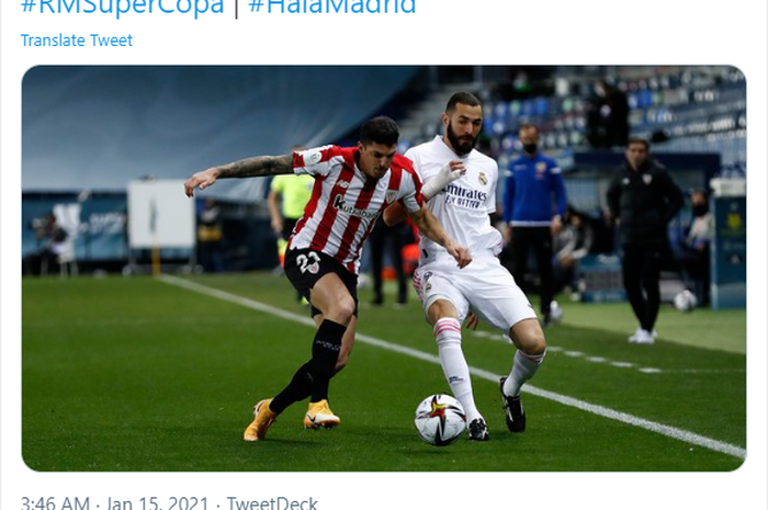 Real Madrid tersingkir dari Piala Super Spanyol usai kalah 1-2 dari Athletic Bilbao di fase semifinal.