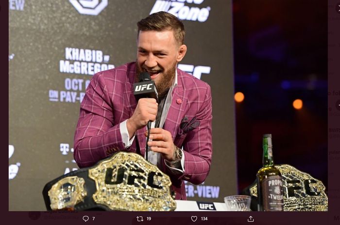 Conor McGregor siapkan pesta kemenangan lawan Dustin Poirier