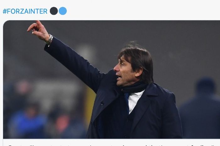 Eks pelatih Inter Milan, Antonio Conte.