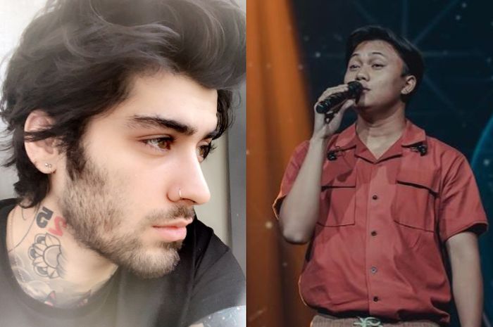 Kolase tangkap layar instagram @zayn/@rizkyfbian
Penggemar heboh, Zayn Malik membalas sapaan Rizky Febian dalam bahasa Sunda saat siaran langsung.