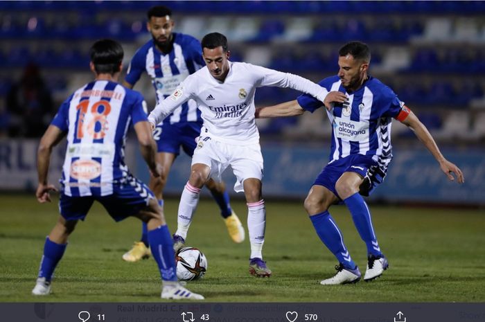 Real Madrid mengulangi sejarah memalukan 12 tahun lalu setelah tersingkir di ajang Copa del Rey dari tim divisi 3 Liga Spanyol.