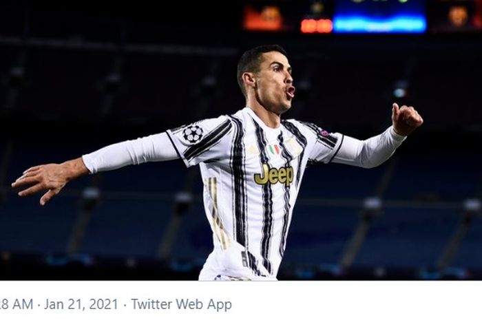 Megabintang Juventus, Cristiano Ronaldo, resmi jadi manusia tertajam di bumi dan membawa timnya menaklukkan Napoli. 