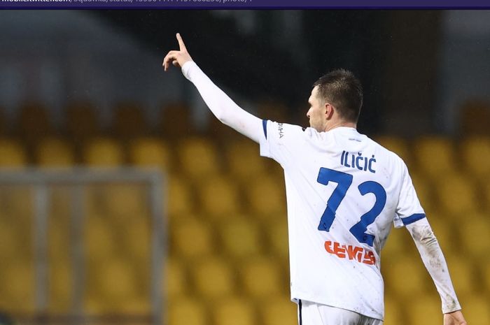 Striker Atalanta, Josip Ilicic,  turut berkontribusi dalam kemenangan timnya atas AC Milan dalam laga pekan ke-19 Liga Italia, Sabtu (23/1/2021) waktu setempat atau Minggu dini hari WIB di Stadion San Siro.