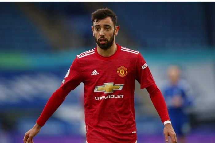 Pemain Manchester United, Bruno Fernandes mendekati rekor legenda Setan Merah.