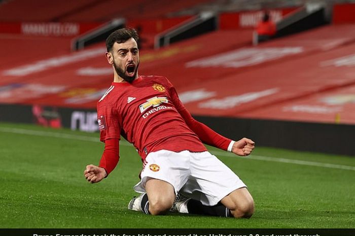 Bintang Manchester United, Bruno Fernandes.