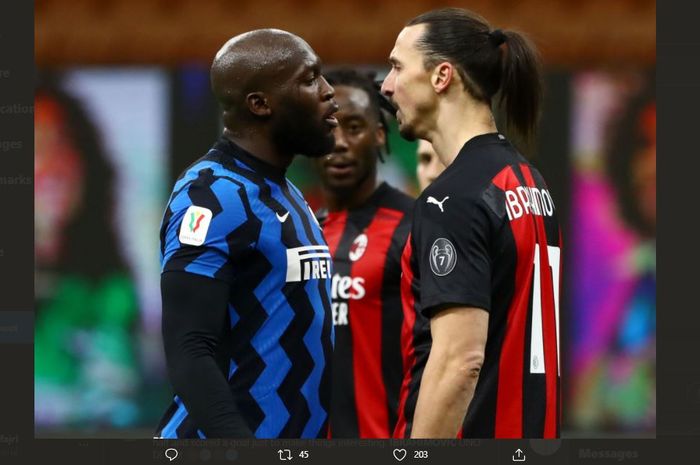 Duel antara Zlatan Ibrahimovic dan Romelu Lukaku yang terjadi dalam laga Derbi Milan merupakan wujud dari dendam masa lalu antara kedua pemain.