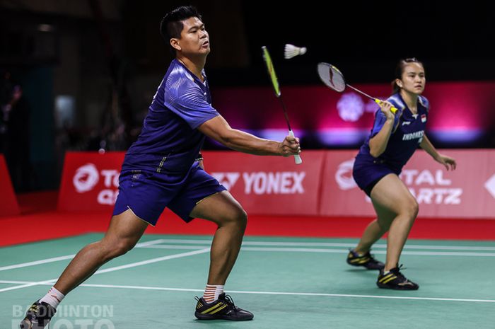 Praveen/Melati saat bertanding di laga perdana BWF World Tour Finals.