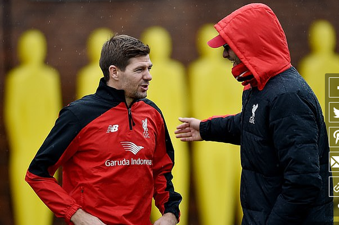 Steven Gerrard angkat bicara mengenai peluangnya menggantikan Juergen Klopp sebagai pelatih Liverpool