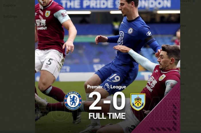 Kemenangan Chelsea atas Burnley pada pekan ke-21 Liga Inggris menjadikan dua tim besar lain, Arsenal dan Liverpool, bahan ledekan rumah taruhan William Hill. 