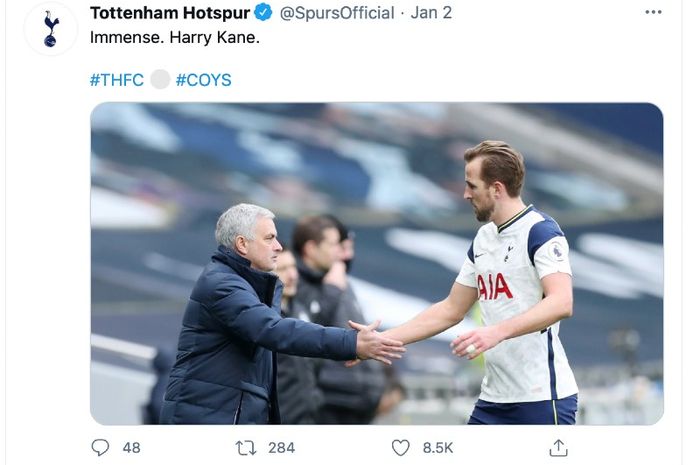 Tottenham Hotspur kembali menelan kekalahan tanpa kehadiran Harry Kane di lapangan. Kecenderungan ini bukan cuma terjadi pada musim 2020-2021.  