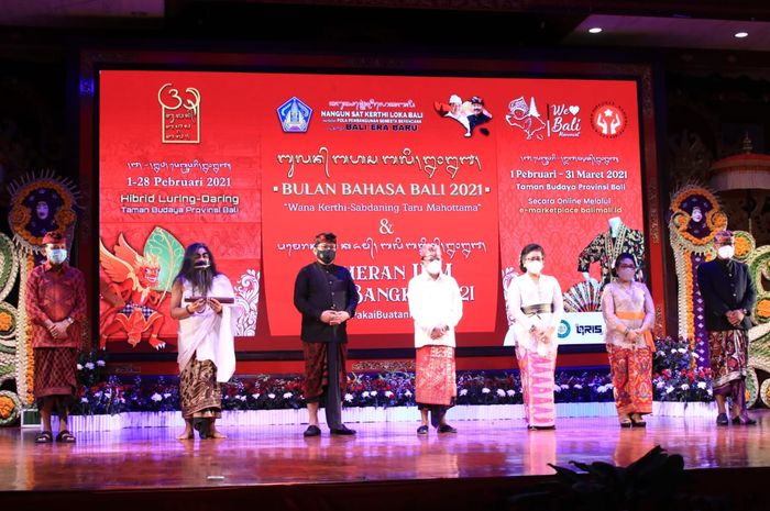 Bulan Bahasa Bali 2021 Resmi Dibuka, Komitmen Pelestarian Bahasa dan Budaya Tetap Terjaga di Tengah Pandemi