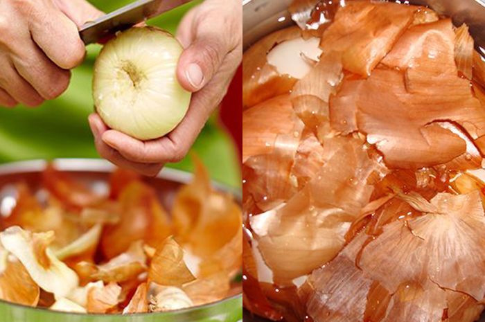 Benefits of onion skin boiled water