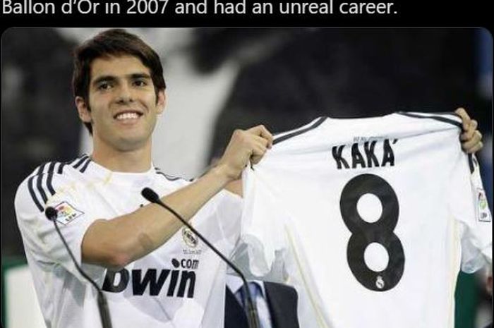 Ricardo Kaka saat berseragam Real Madrid.