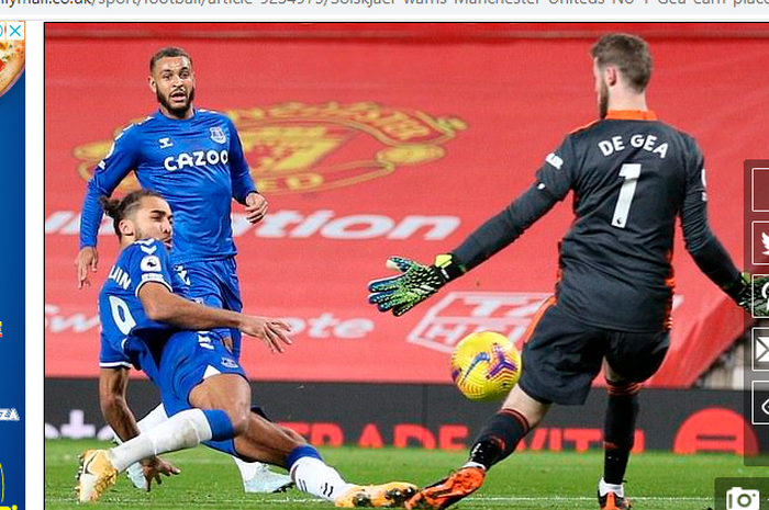 Posisi David De Gea sebagai kiper utama Manchester United berada di bawah ancaman.