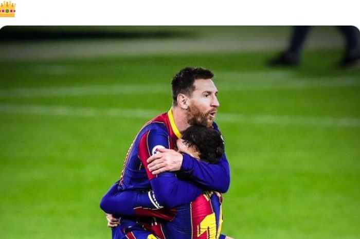 Megabintang Barcelona, Lionel Messi, mengancam perolehan gol Luis Suarez setelah sukses membawa timnya menghajar Real Betis di Liga Spanyol.