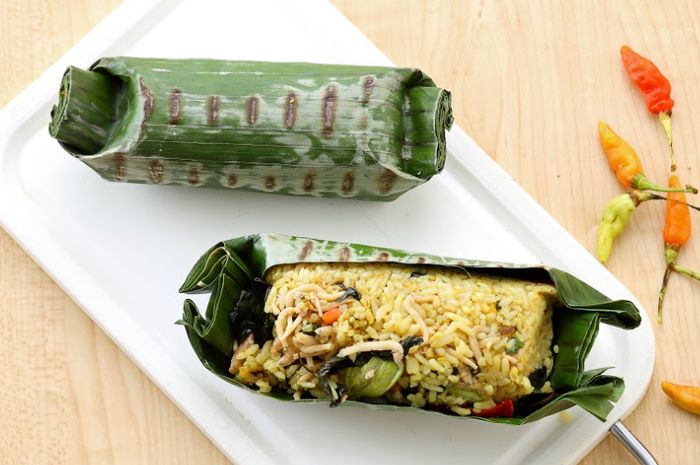 Nasi Bakar Kunyit Aroma Petai