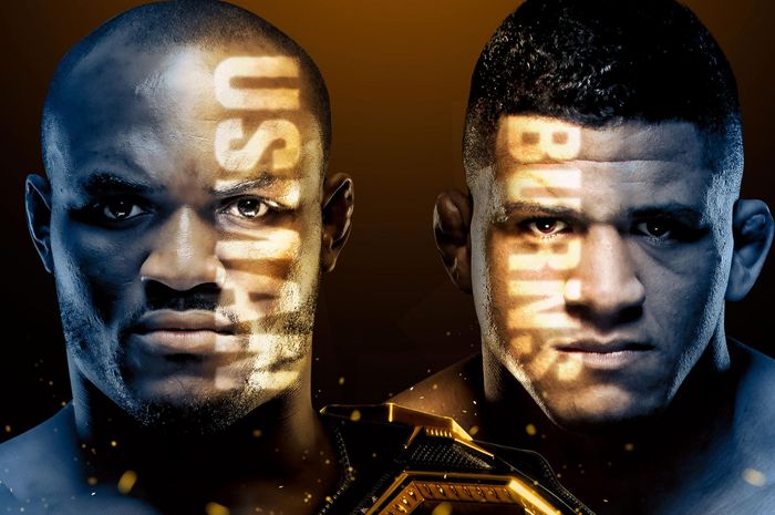 Kamaru Usman vs Gilbert Burns di UFC 258.