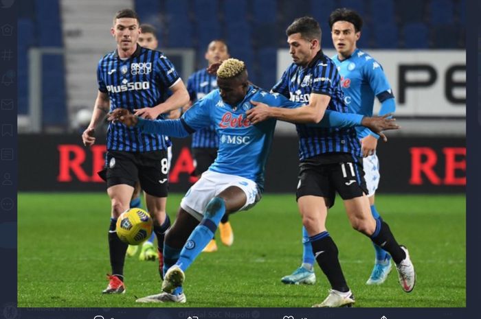Atalanta sukses melaju ke final Coppa Italia usai menundukkan Napoli dengan agregat 3-1 di Stadion Gewiss pada laga leg kedua semifinal.