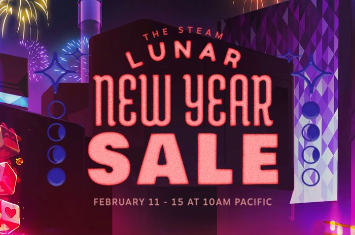 Chinese New Year special Steam game discount.