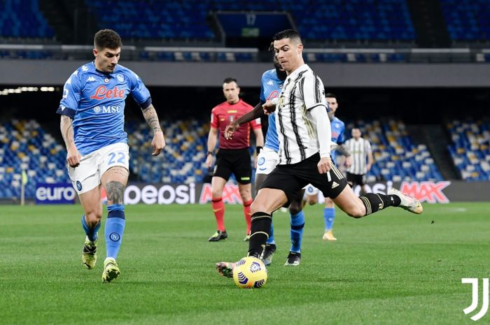 Juventus harus mengakui keunggulan 1-0 Napoli pada laga pekan ke-22 Liga Italia 2020-2021.