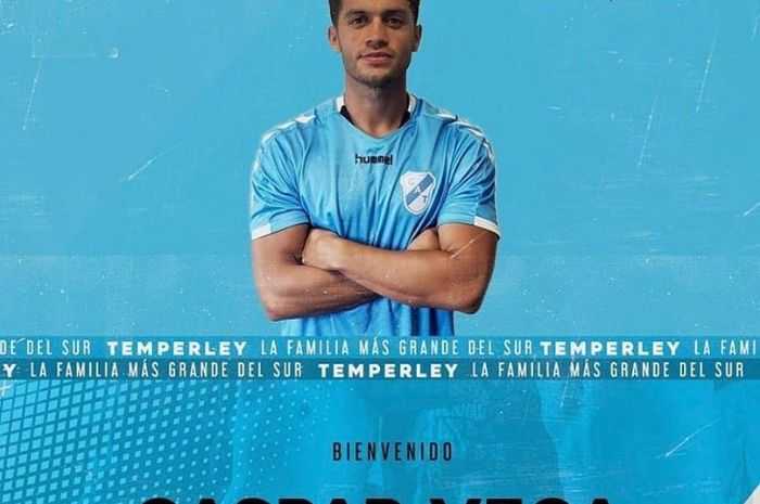 Mantan pemain Persik Kediri, Gaspar Vega gabung ke klub Argentina, Club Atletico Temperley