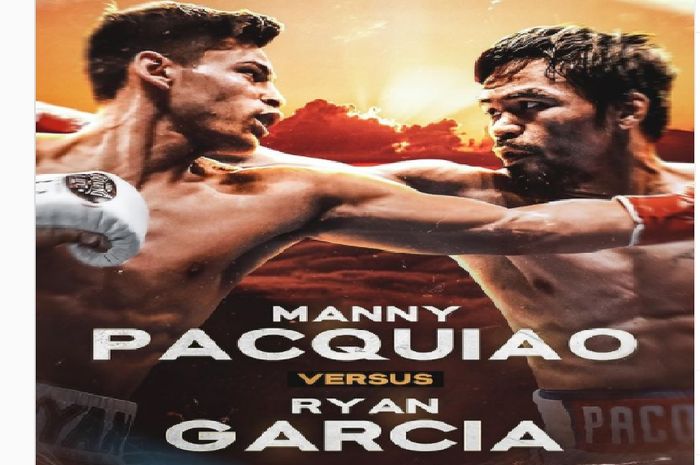 Poster Ryan Garcia vs Manny Pacquiao yang di unggah Ryan Garcia di media sosial Instagram (25/1/2021)