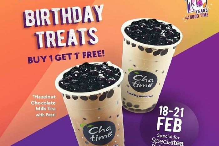 Promo Chatime Beli 1 Gratis 1 Dalam Rangka Ultah Ini Syaratnya Promo Chatime Beli 1 Gratis 1 Dalam Rangka Ultah Ini Syaratnya