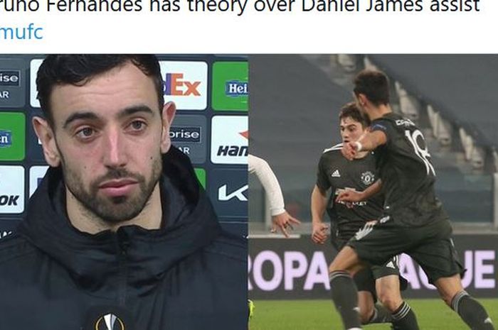Bantah tudingan Bruno Fernandes, Daniel James tahu rekan setimnya di Manchester United itu kesal saat melawan Real Sociedad di Liga Europa.