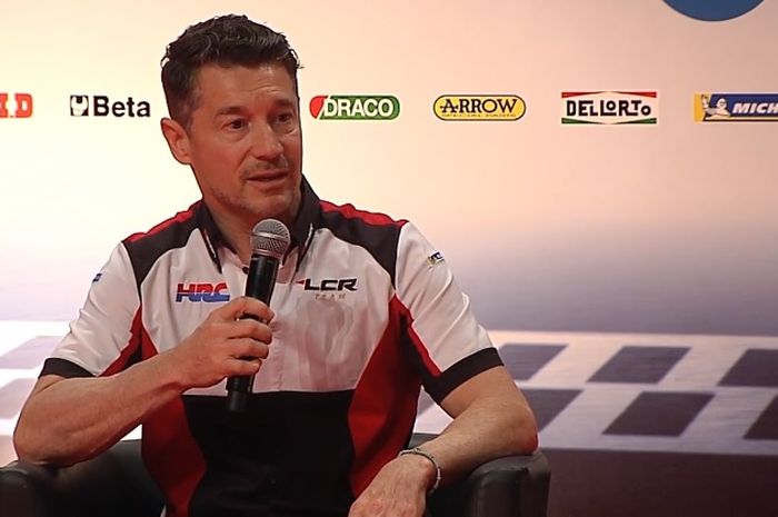 Bos tim LCR Honda di MotoGP, Lucio Cecchinello.