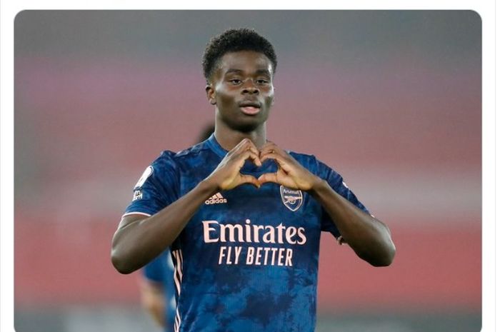 Bukayo Saka menjadi penyelamat Arsenal dari kekalahan saat berjumpa Benfica dalam laga leg pertama babak 32 besar Liga Europa.