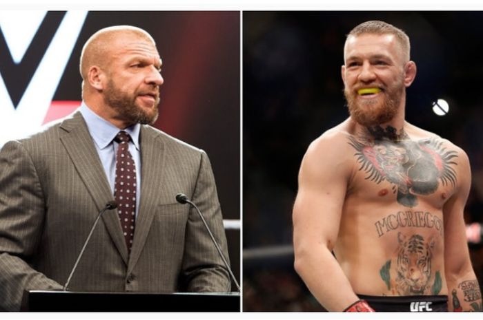 Legenda WWE Smackdown Triple H dan Bintang UFC Conor McGregor