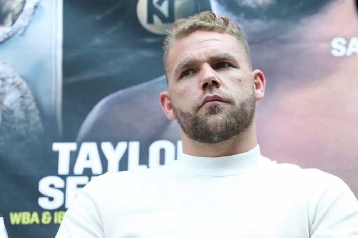 Petinju juara kelas menengah super WBO, Billy Joe Saunders.