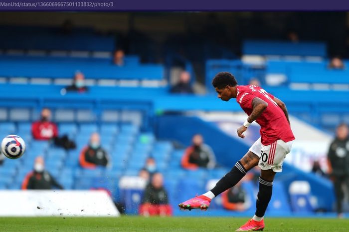 Jelang lawan Granada dalam babak perempat final Liga Europa, Ole Gunnar Solskjaer janji tak paksakan Marcus Rashford bermain.