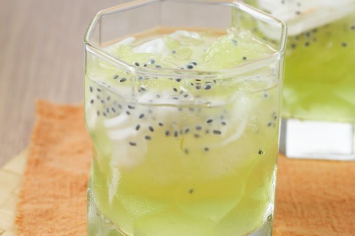 Resep Es Kelapa Muda Melon Enak