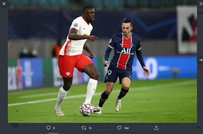 Chelsea dikabarkan sedang mempersiapkan cara jitu untuk datangkan Ibrahima Konate (kiri) dari RB Leipzig.