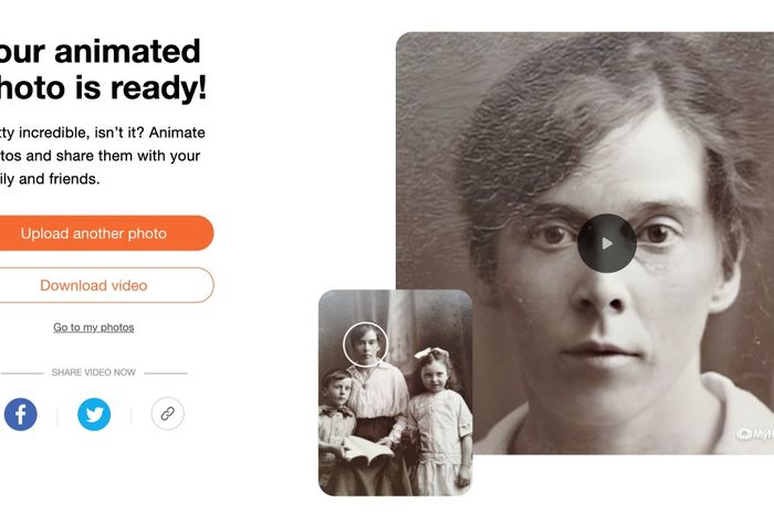 Cara Membuat Foto Orang Tua Jadi Bergerak dengan Aplikasi MyHeritage