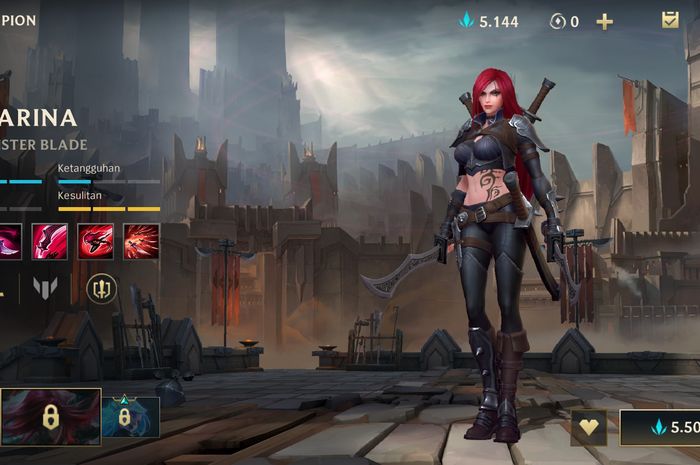 Champion named Katarina in League of Legends: Wild Rift