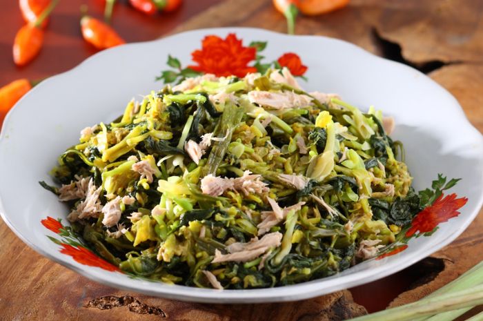 Tumis Kangkung Bunga Pepaya