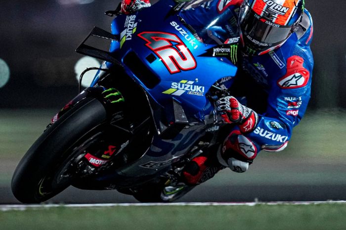 Pembalap Suzuki Ecstar, Alex Rins.