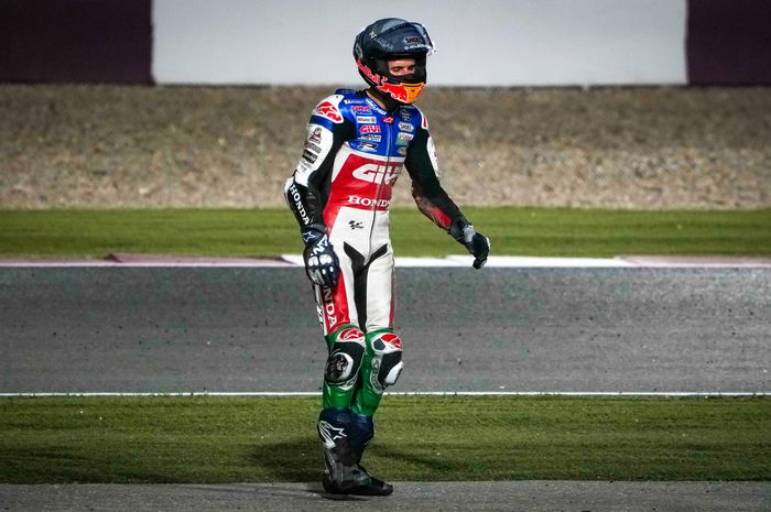 Alex Marquez ambyar lagi di tes pramusim MotoGP 2021 Qatar, alami cedera tulang.