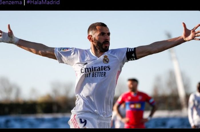 Striker Real Madrid, Karim Benzema