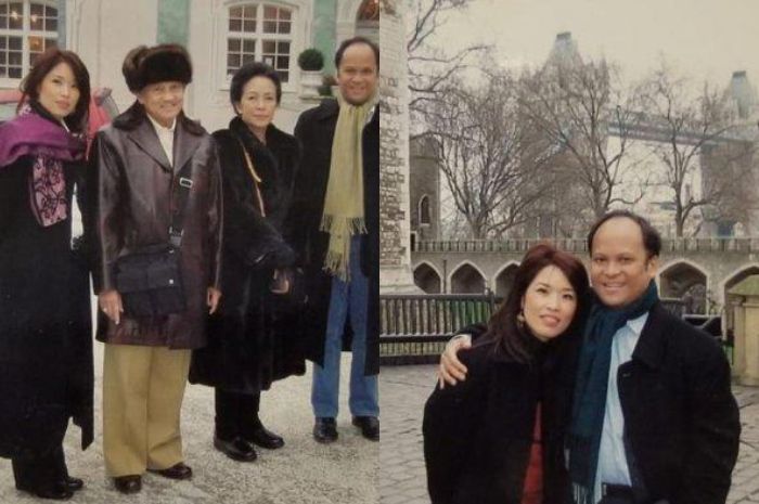 BJ Habibie dan anak serta menantunya