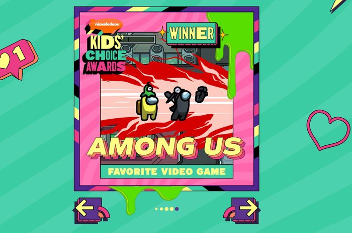 Among Us managed to get a win at the Nickelodeon Kid's Choice Awards 2021 in the Favorite Video Game category