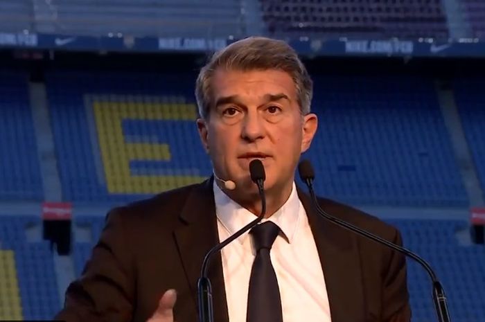 Presiden Barcelona, Joan Laporta, ngotot kalau European Super League harus tetap dilaksanakan.