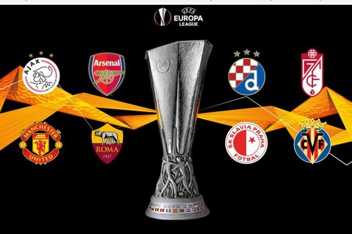 Delapan klub dipastikan lolos ke babak perempat final Liga Europa. Manchester United dan Arsenal berpeluang saling jumpa.